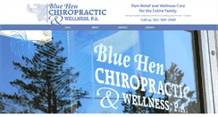 Desktop Screenshot of bluehenchiro.com